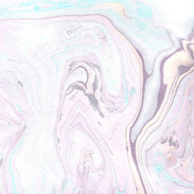 Suminagashi Geleneksel Yüzen Mürekkep El Boyalı Mermer Sanat Dokusunu