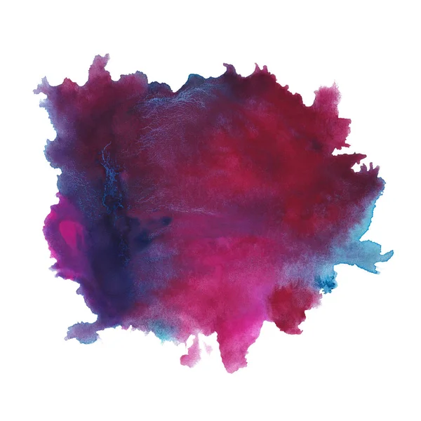 Beyaz Arkaplan Sanatsal Vektör Dokularında Renkli Suluboya Fırça Lekeleri