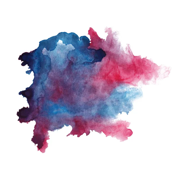 Beyaz Arkaplan Sanatsal Vektör Dokularında Renkli Suluboya Fırça Lekeleri