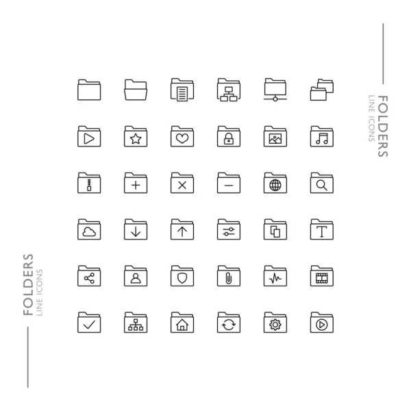 Bilgisayar Dizinleri ve Arayüz Minimalist İnce Modern Satır Simgeleri