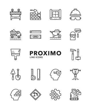 Modern Fütürist Satır Vektör Simgelerinin Yapımı