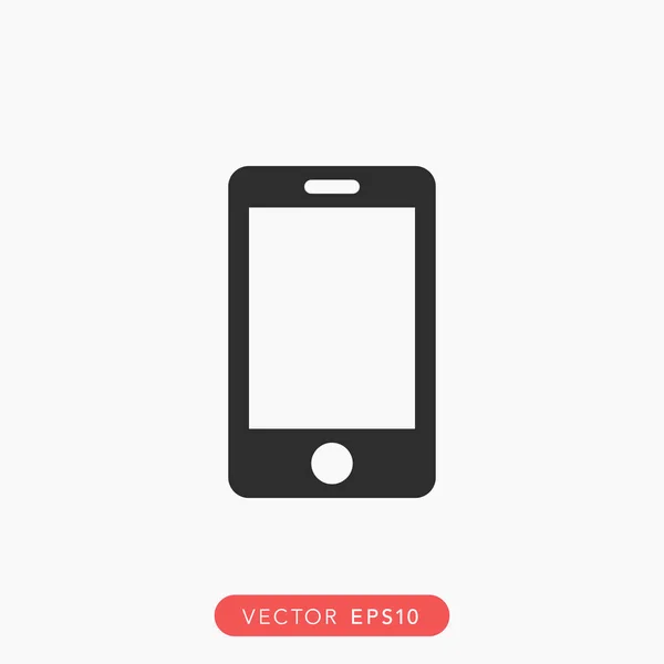 Teléfono Conexión Smartphone Icono Vector Plano — Archivo Imágenes Vectoriales