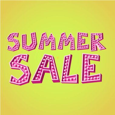 Yaz indirimi posteri