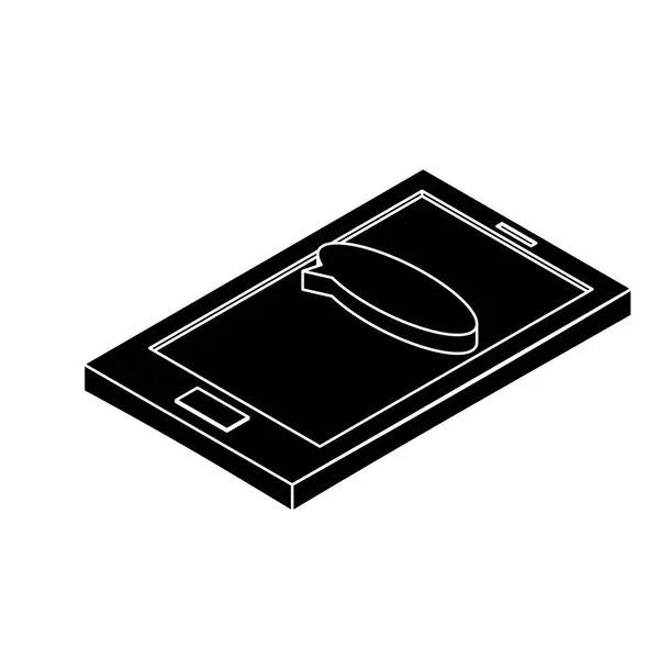 Isometrica semplice icona — Vettoriale Stock