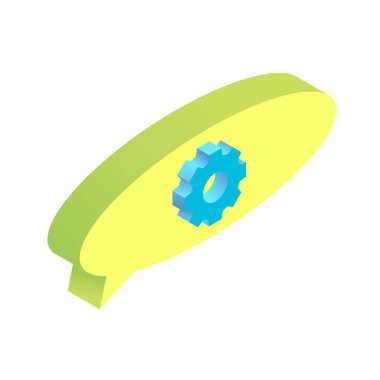 İzometrik basit simgesi