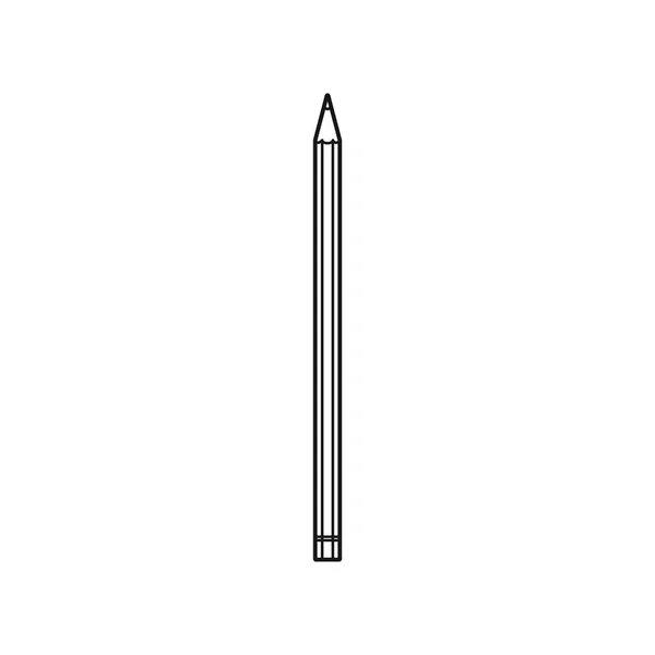 Linie Graphit Bleistift Symbol — Stockvektor