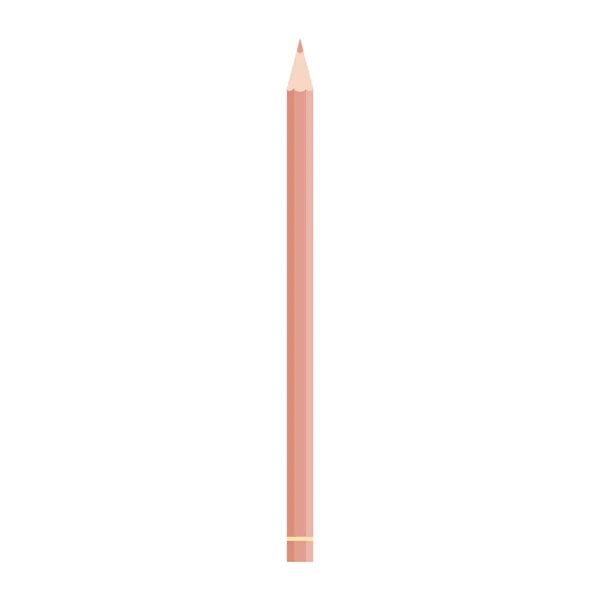 Flat graphite professional pencil — Stock Vector
