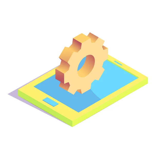 İzometrik basit simgesi