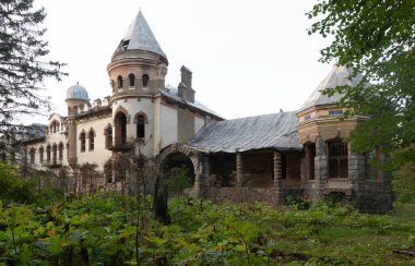 Yeliseyev Evi, Belogorka, Leningrad Oblastı. Zengin bir malikanenin kalıntıları..