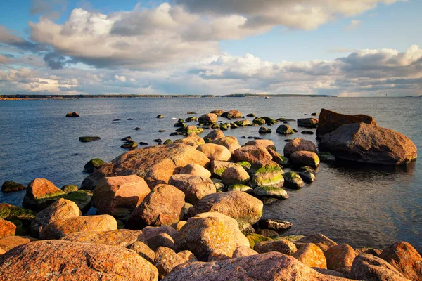 Katariina Seaside Park Kotka Φινλανδία Άποψη Του Κόλπου Της Φινλανδίας — Φωτογραφία Αρχείου