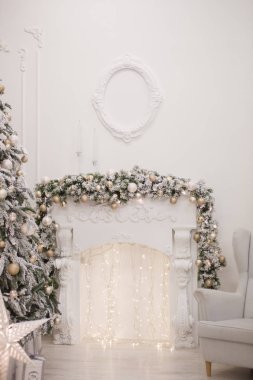 Noel iç dekorasyon arka plan