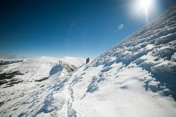 Inverno vista montagna — Foto Stock