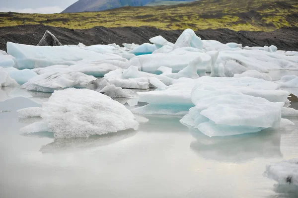 Izland gleccserek olvadása, globális felmelegedés — Stock Fotó