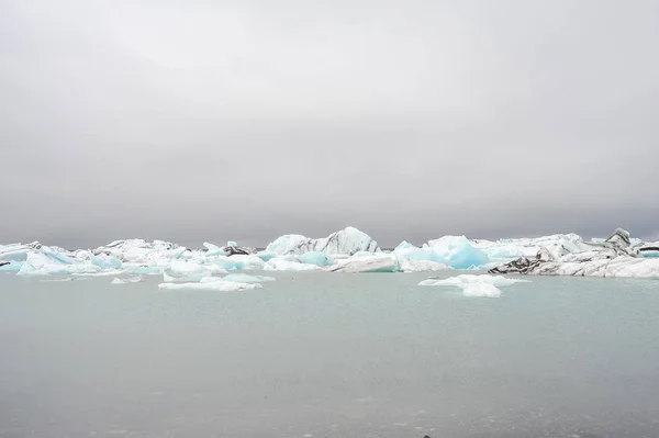 Derretimiento de los glaciares de Islandia, calentamiento global — Foto de Stock