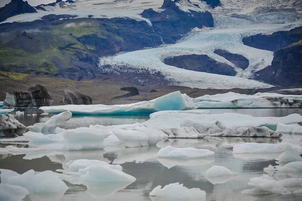 Melting Iceland glaciers, global warming