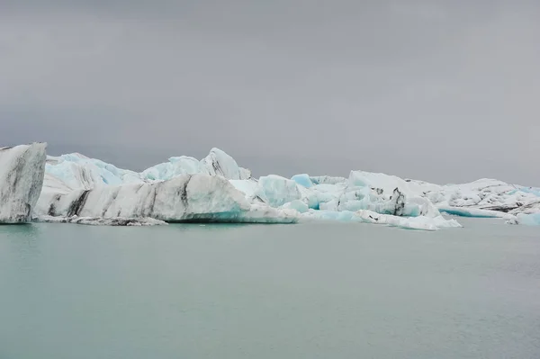 녹는 아이슬란드 빙하, 지구 온난화 — 스톡 사진