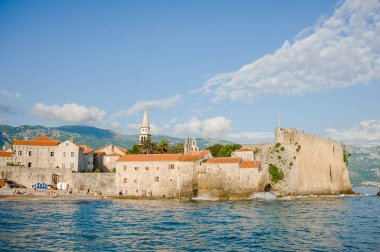 Cityscape Budva. Karadağ. Eski şehir