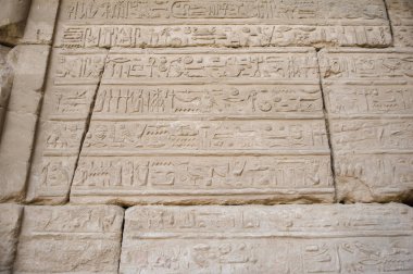 Luxor. Egypt.Biggest Açık Hava Müzesi