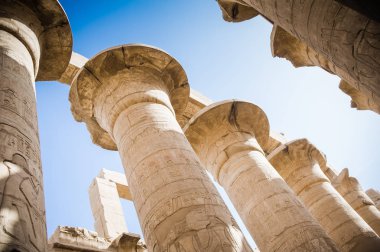 Luxor. Egypt.Biggest Açık Hava Müzesi