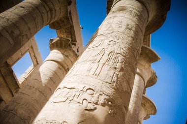 Luxor. Egypt.Biggest Açık Hava Müzesi