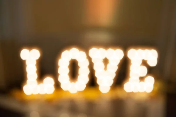 Glowing love letter — Stock Photo, Image
