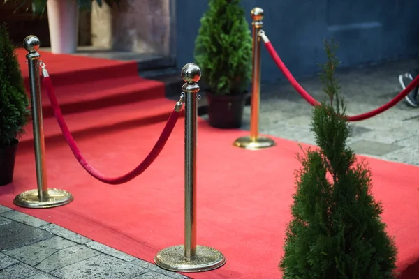 Czerwony dywan jest tradycyjnie używany do oznaczania na trasę przez szefów na uroczyste i formalne okazje, a w ostatnich dziesięcioleciach został przedłużony do korzystania przez VIP-ów i gwiazd w oficjalnych imprez. — Zdjęcie stockowe