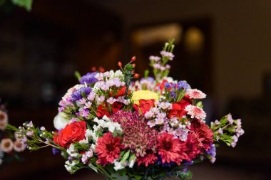 Büyük sonbahar düğün buketi