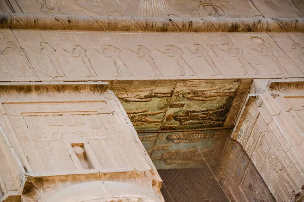 Dendera Egyiptom Luxor Híres Régi Épület — Stock Fotó