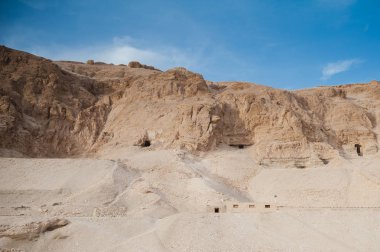 Morg başına Tapınağı. Mısır. Luxor.