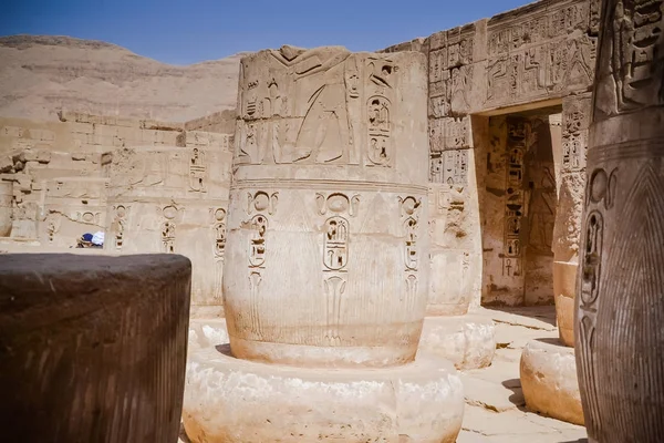 Dendera Egipto Luxor Famoso Edificio Antiguo —  Fotos de Stock