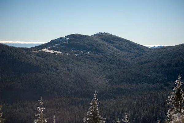 Beautiful Winter Mountains Snowy Natiaonal Nature Park — Stock Photo, Image