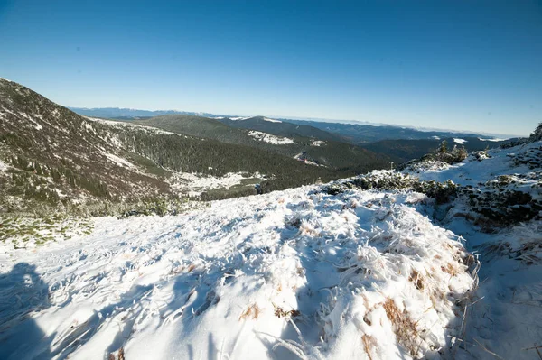 Belles Montagnes Hiver Parc Naturel National Enneigé — Photo