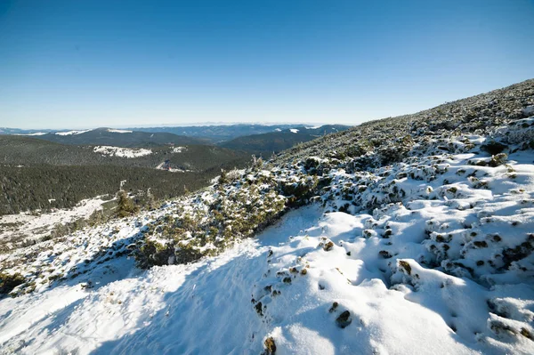 Belles Montagnes Hiver Parc Naturel National Enneigé — Photo