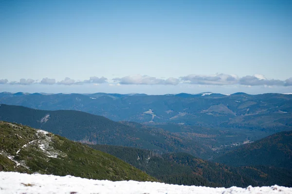 Belles Montagnes Hiver Parc Naturel National Hiver Enneigé — Photo