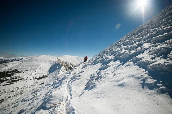 Lindas Montanhas Inverno Parque Nacional Natureza Inverno Nevado — Fotografia de Stock