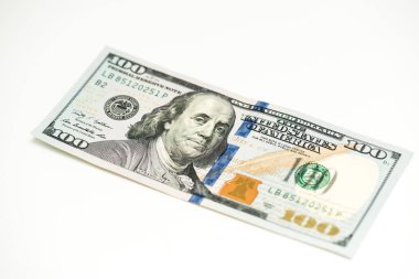 Banknote 100 Amerikan doları.