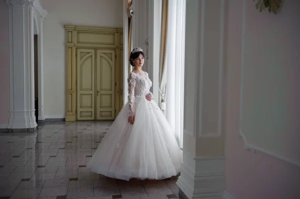 Bellissimo Ritratto Sposa Affascinante — Foto Stock