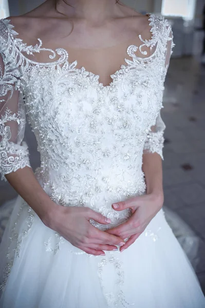 Beautiful Bride Wedding Dress — Stock Photo, Image