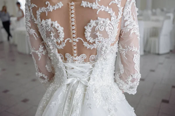 Vacker Brud Brudklänning — Stockfoto