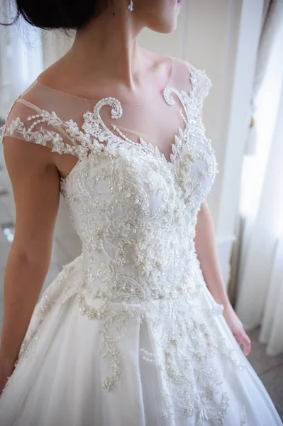 Beautiful Bride Wedding Dress — Stock Photo, Image