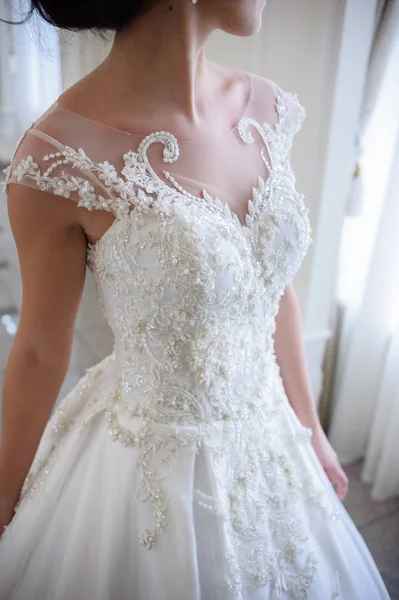 Beautiful Bride Wedding Dress — Stock Photo, Image