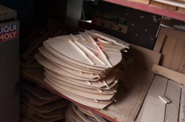 Fabrika bükülmüş ağaç ürünleri imalatı. İşleme ve yapıştırma için araçlar. Gitar ve yaylı müzik aletleri üretimi.