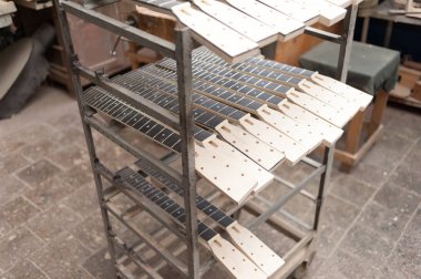 Fabrika bükülmüş ağaç ürünleri imalatı. İşleme ve yapıştırma için araçlar. Gitar ve yaylı müzik aletleri üretimi.