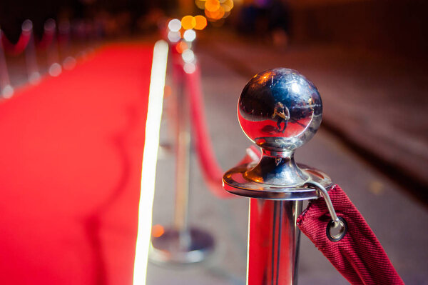 Red Carpet -  is traditionally used to mark the route taken by heads of state on ceremonial and formal occasions