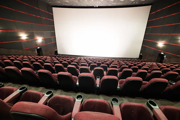 Cinema House Mock Cinema Theatre Morning Presentation — Stock Photo, Image