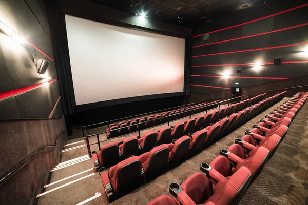 Cinema House Mock Cinema Theatre Morning Presentation — Stock Photo, Image