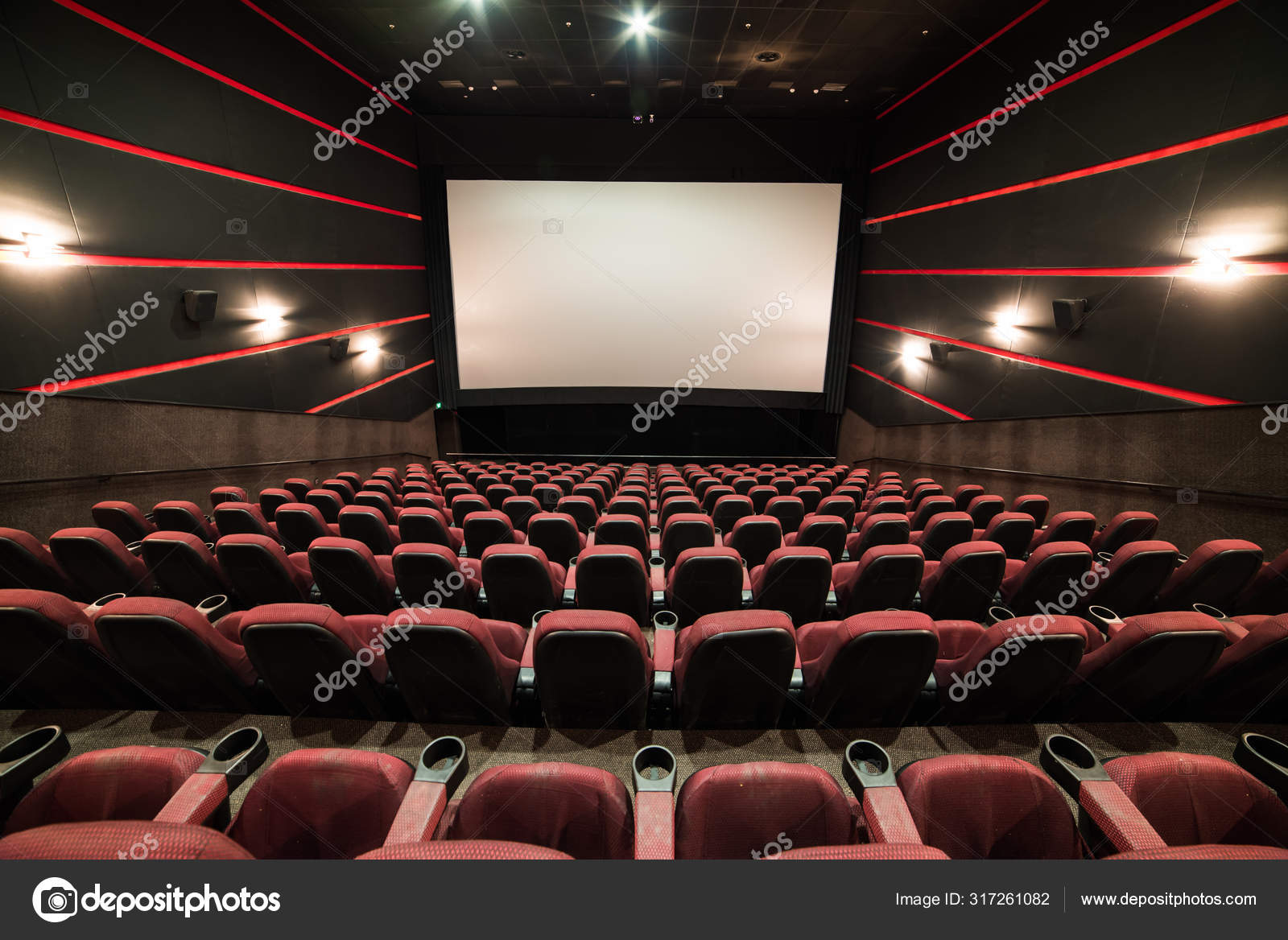 Download Cinema House Mock Cinema Theatre Morning Presentation Stock Photo Image By C Alipko 317261082
