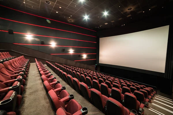 Cinema House Mock Cinema Theatre Morning Presentation — Stock Photo, Image