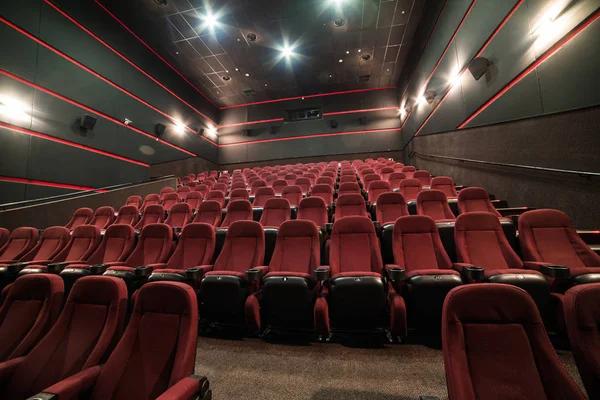 Cinema House Mock Cinema Theatre Morning Presentation — Stock Photo, Image