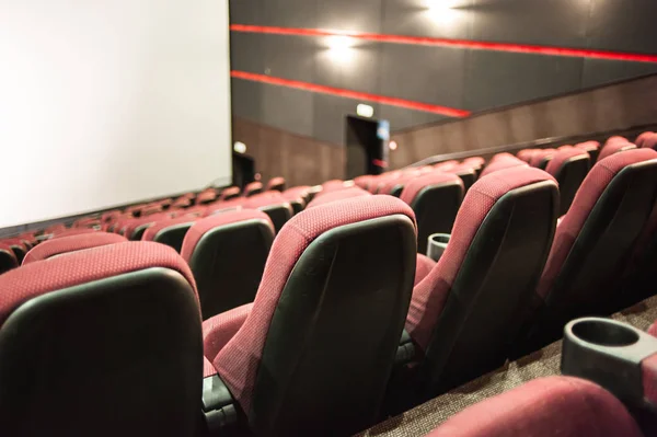 Salle Cinéma Intérieur Maquette Toi Cinéma Avant Présentation Matinale — Photo